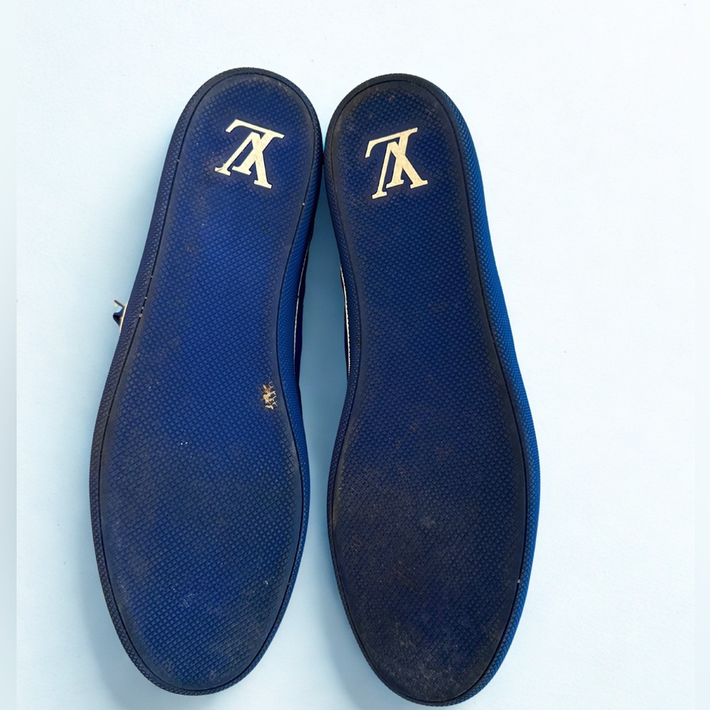 Louis Vuitton Royal Blue Men's High-Top Sneakers - Picture 4 of 4